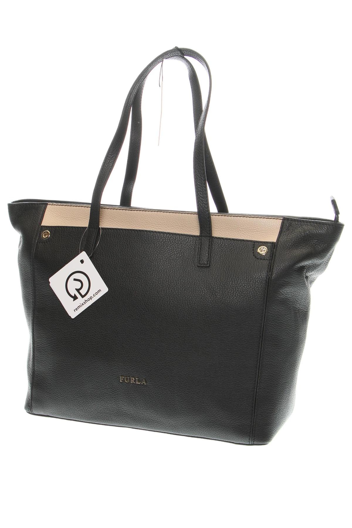 Дамска чанта Furla, Цвят Черен, Цена 710,10 лв.