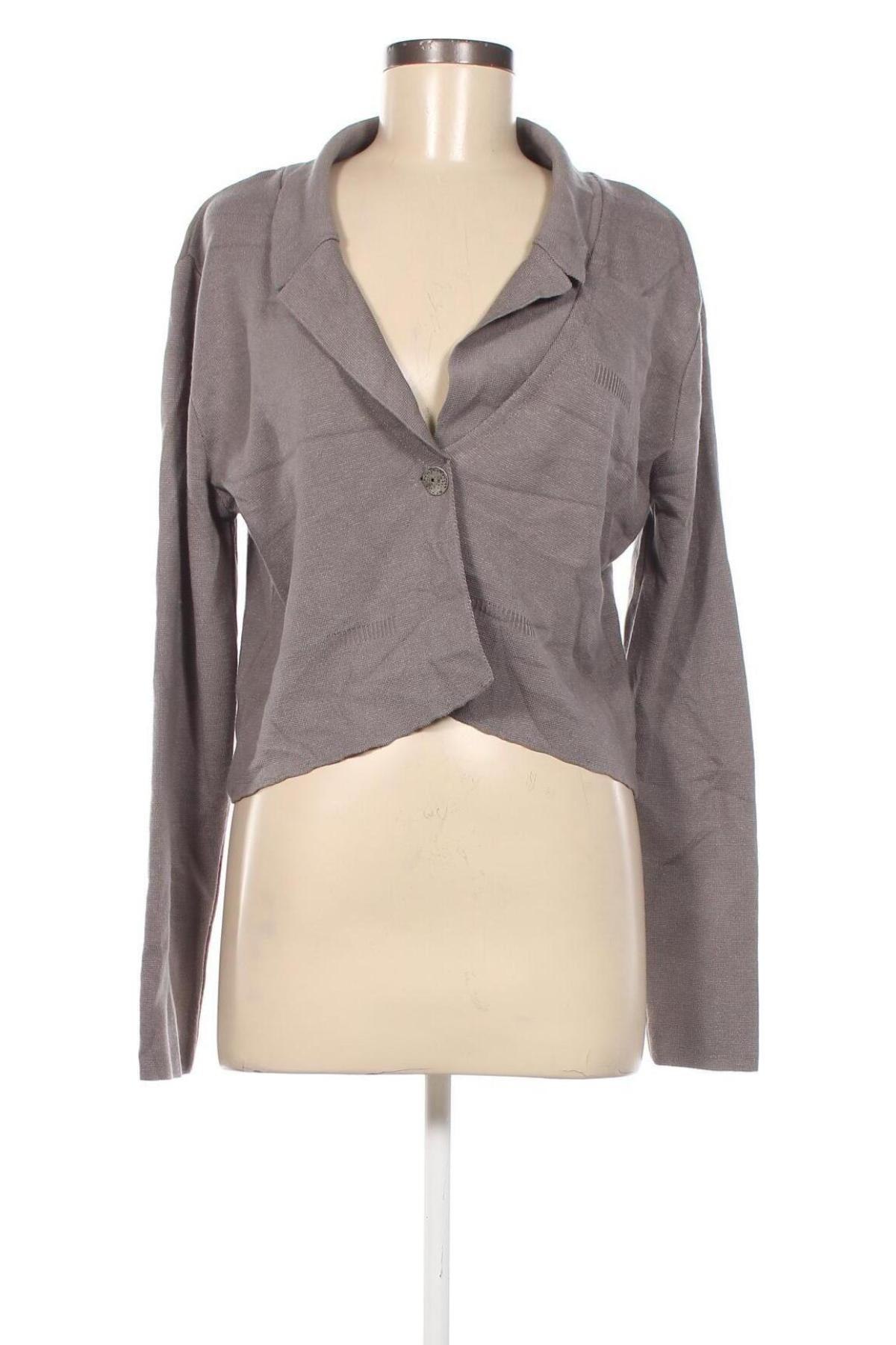 Damen Strickjacke, Größe L, Farbe Grau, Preis € 4,24