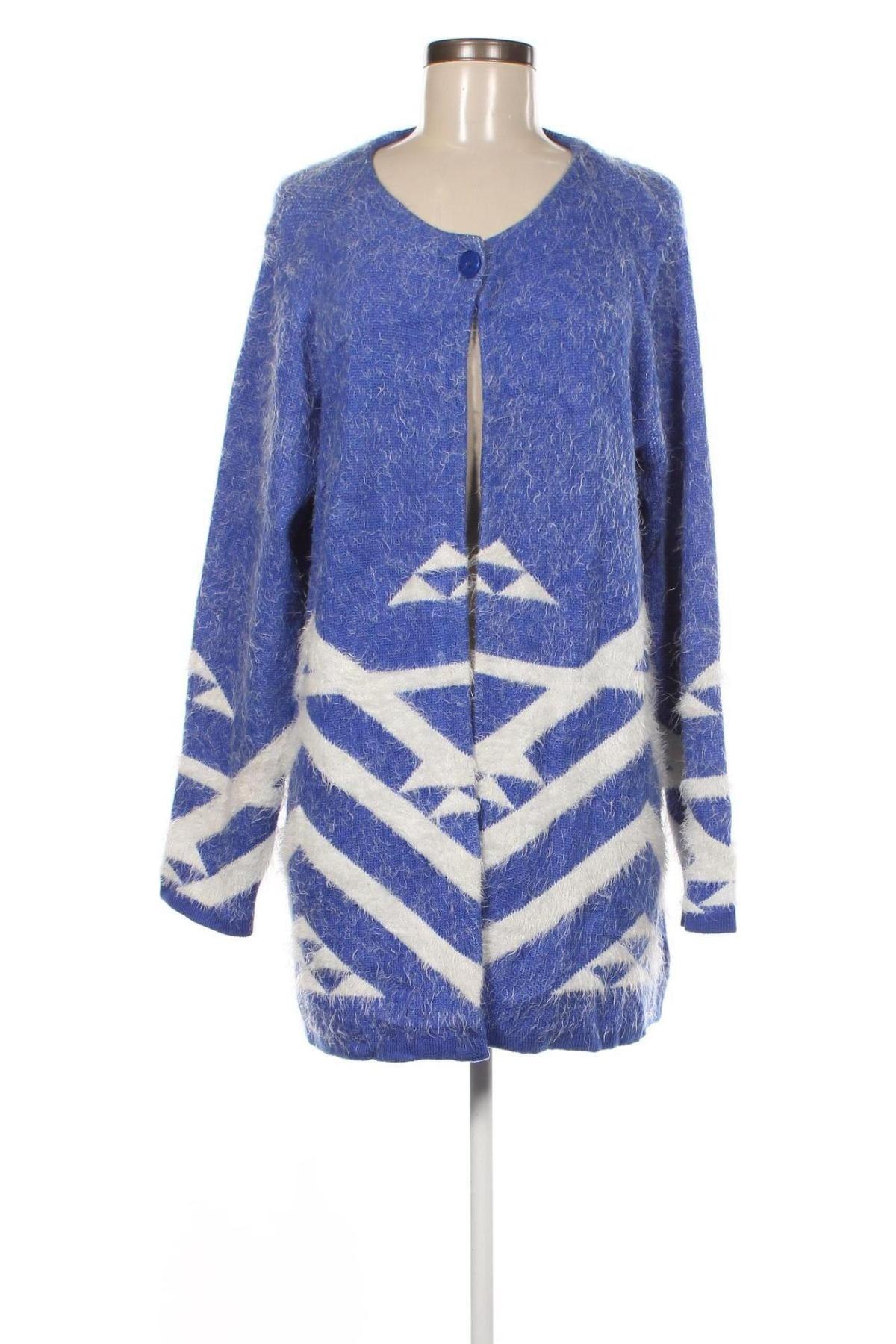 Damen Strickjacke, Größe XXL, Farbe Blau, Preis 7,99 €