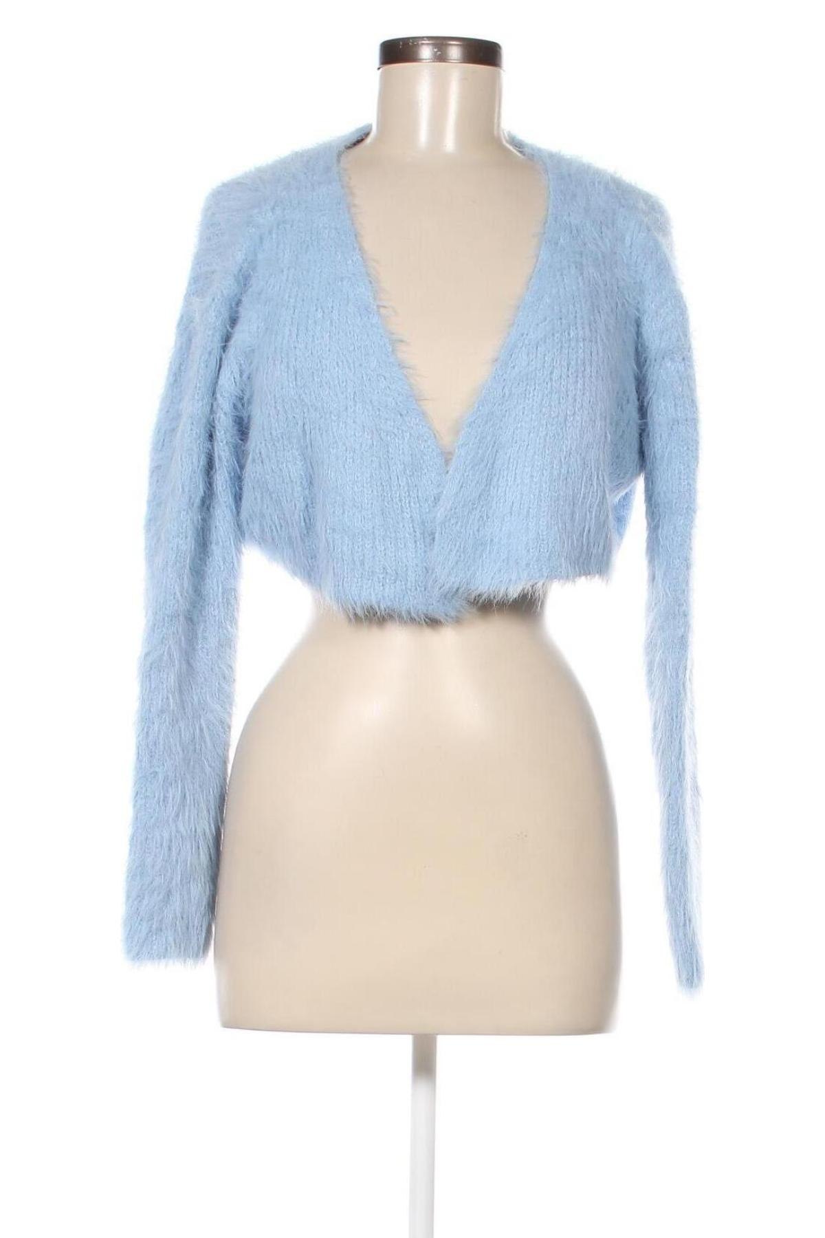 Cardigan de damă, Mărime L, Culoare Albastru, Preț 38,16 Lei