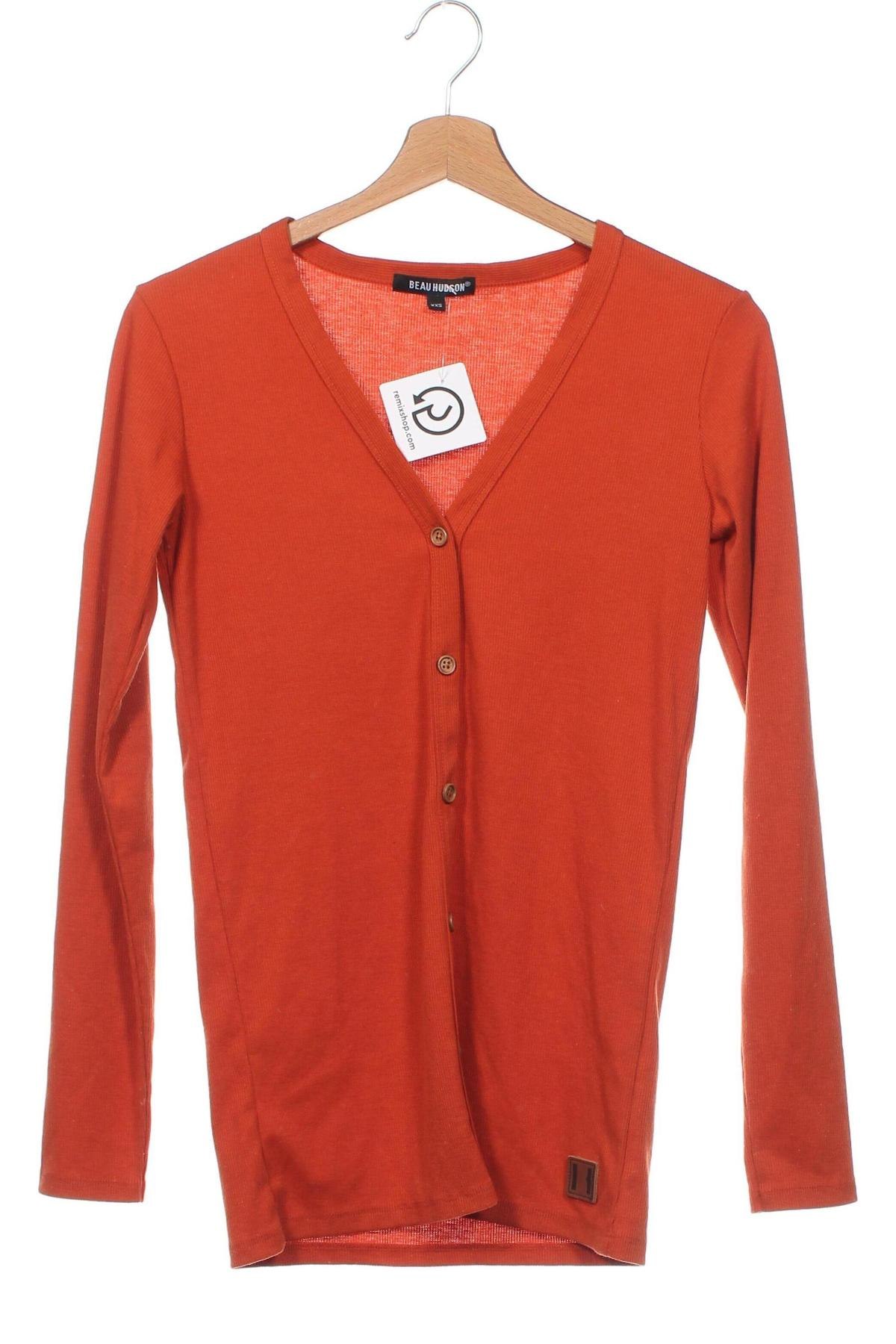 Damen Strickjacke, Größe XXS, Farbe Orange, Preis € 7,56