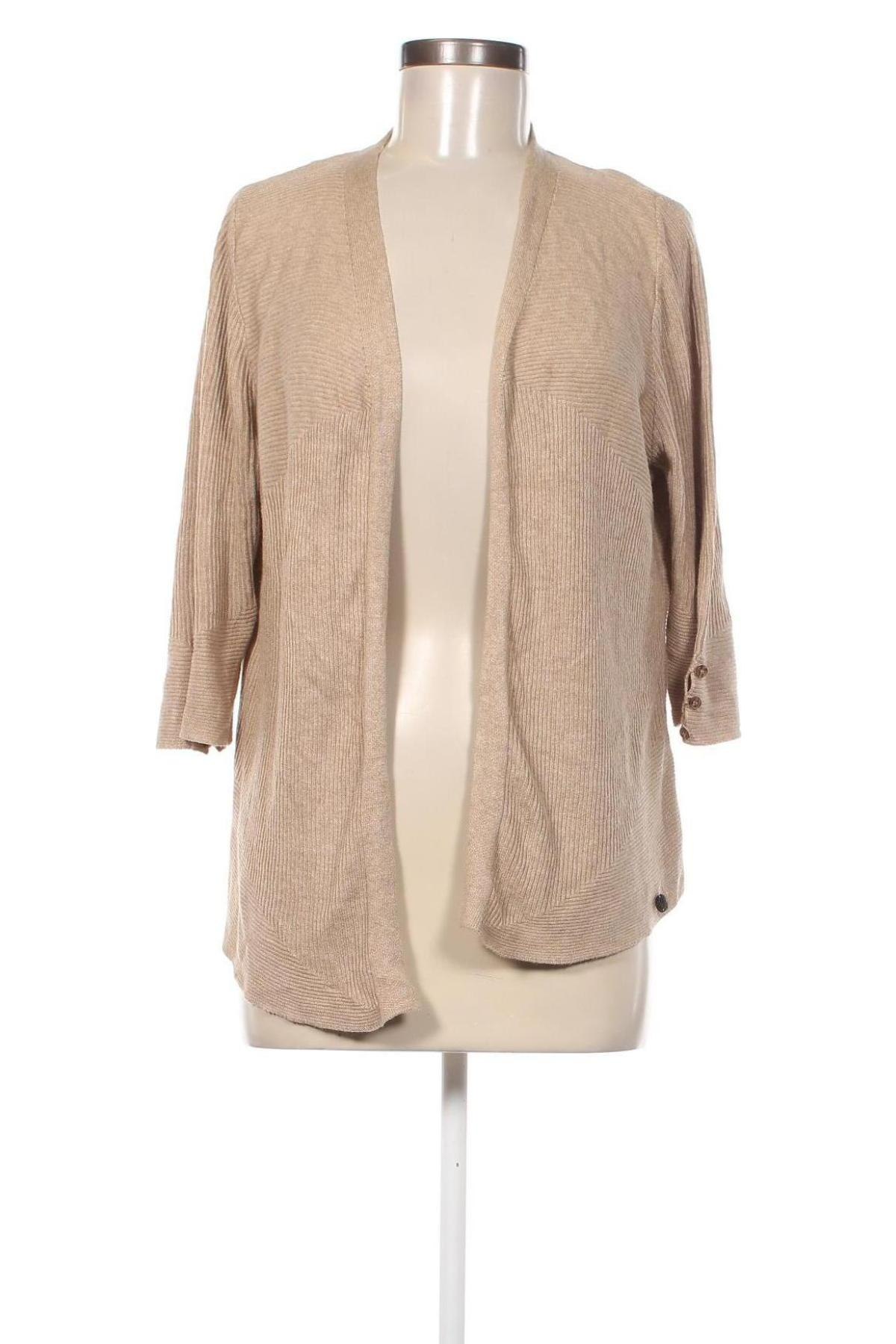 Damen Strickjacke 17 & Co., Größe L, Farbe Beige, Preis 4,04 €