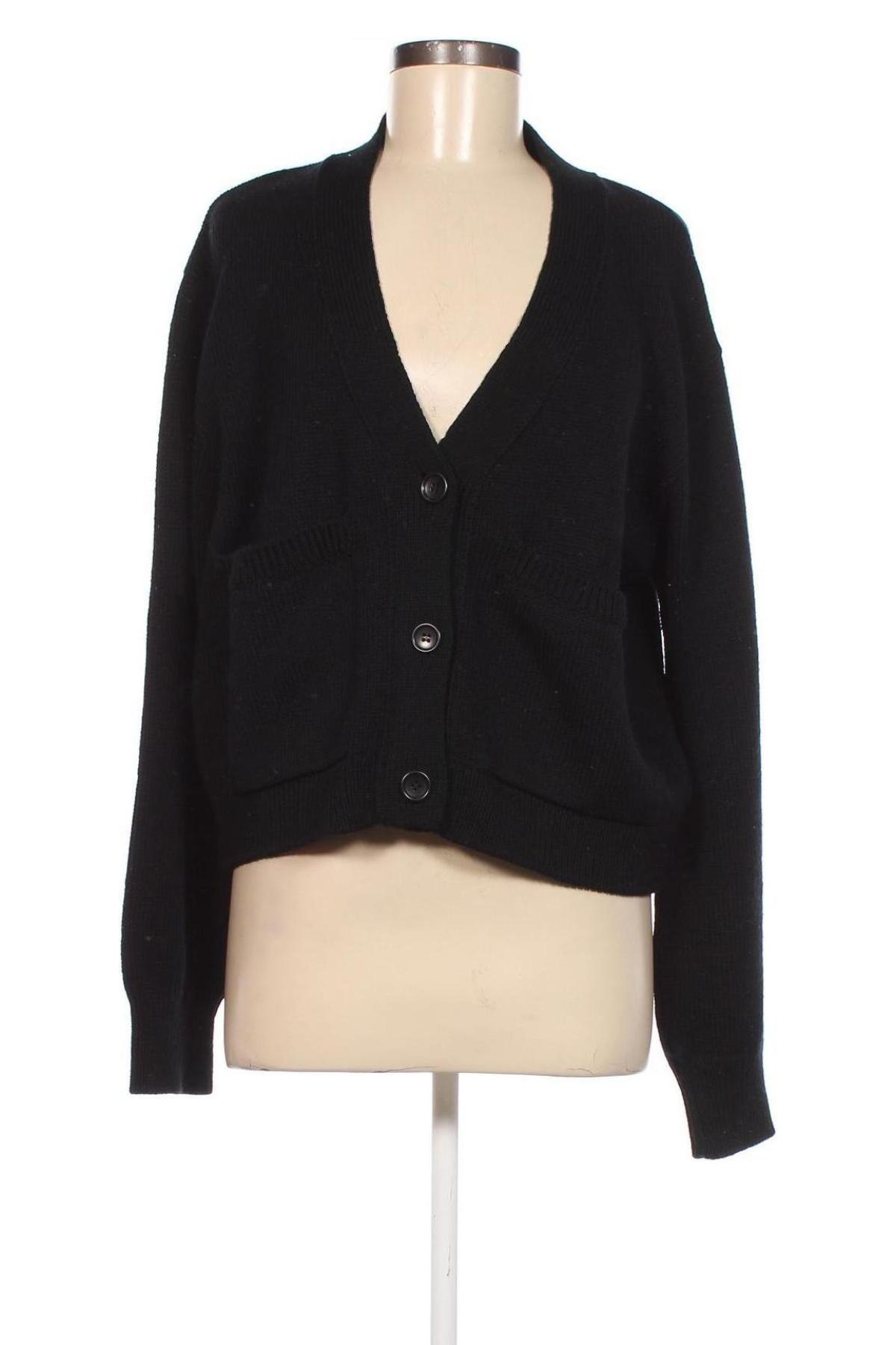 Cardigan de damă A Lot Less x About You, Mărime L, Culoare Negru, Preț 230,27 Lei