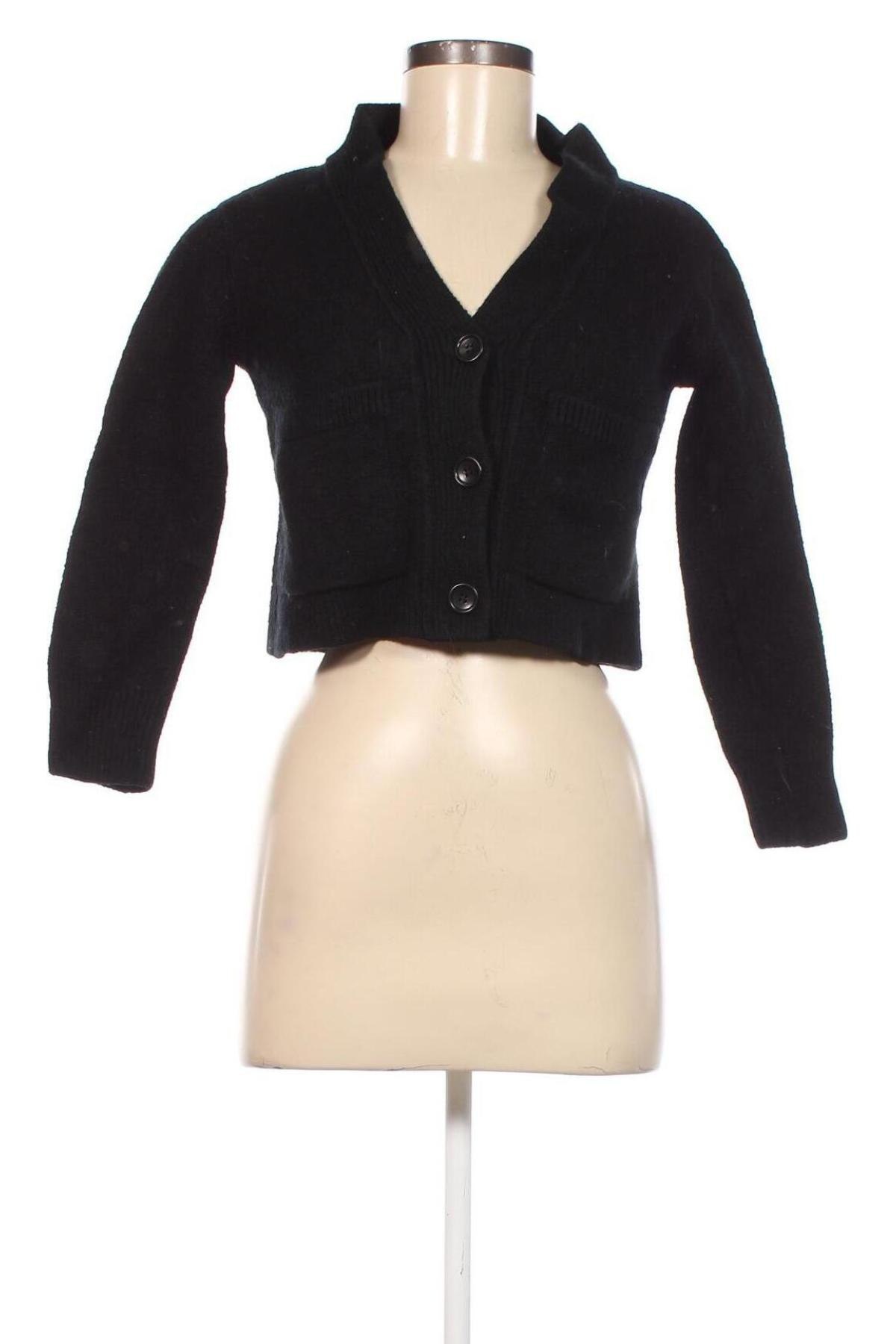 Cardigan de damă A Lot Less x About You, Mărime S, Culoare Negru, Preț 216,45 Lei