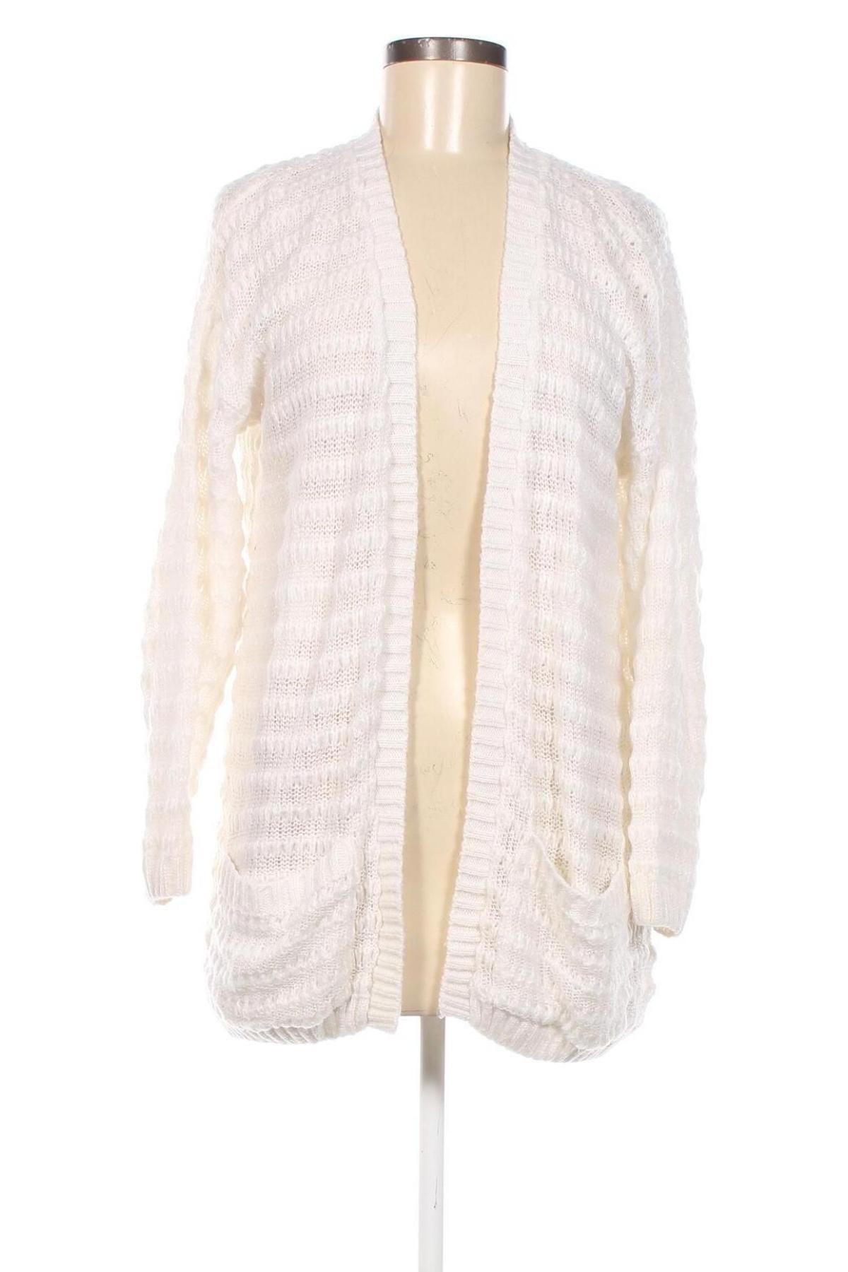 Cardigan de damă Atmosphere, Mărime XS, Culoare Alb, Preț 19,08 Lei