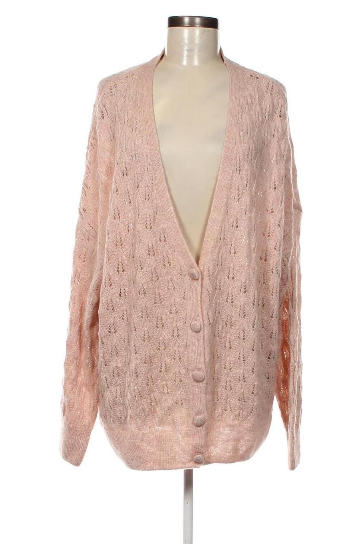 Cardigan de damă C&A, Mărime L, Culoare Roz, Preț 20,03 Lei