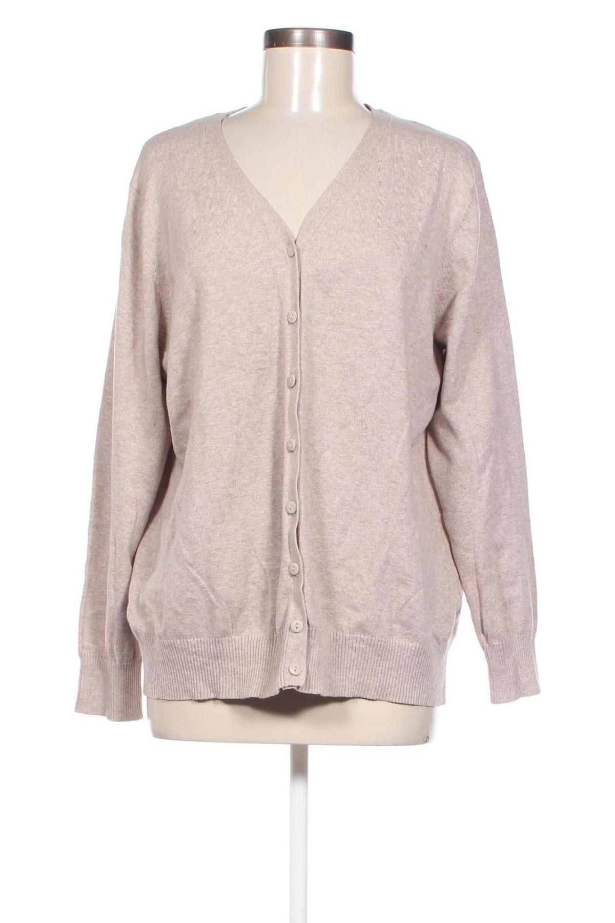 Damen Strickjacke Canda, Größe XL, Farbe Beige, Preis € 20,18