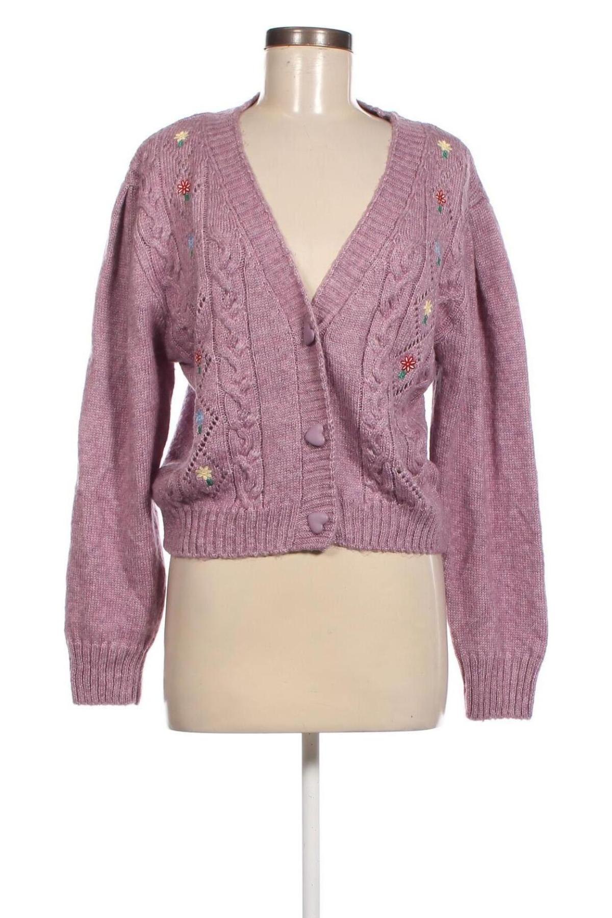 Cardigan de damă Clockhouse, Mărime XL, Culoare Mov, Preț 48,82 Lei