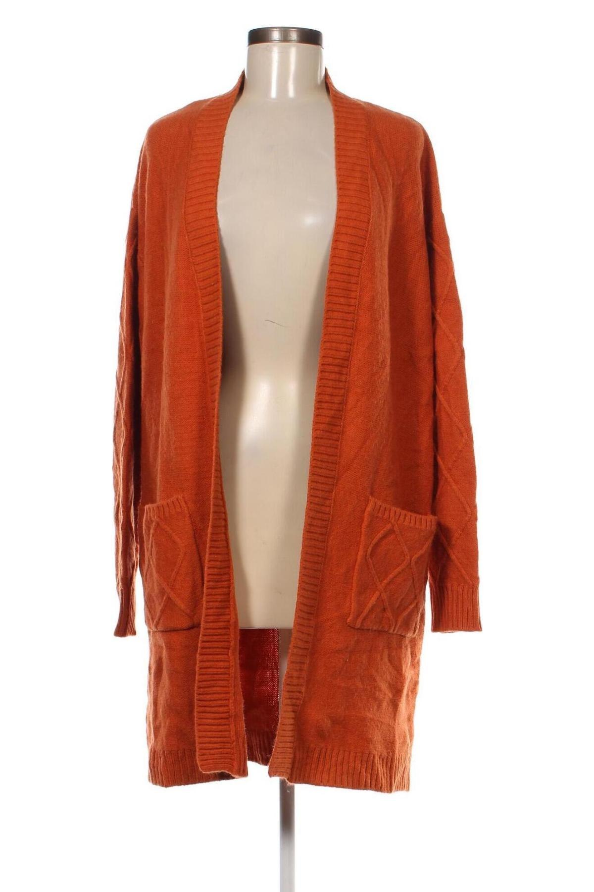 Damen Strickjacke Fields, Größe XL, Farbe Orange, Preis 11,80 €