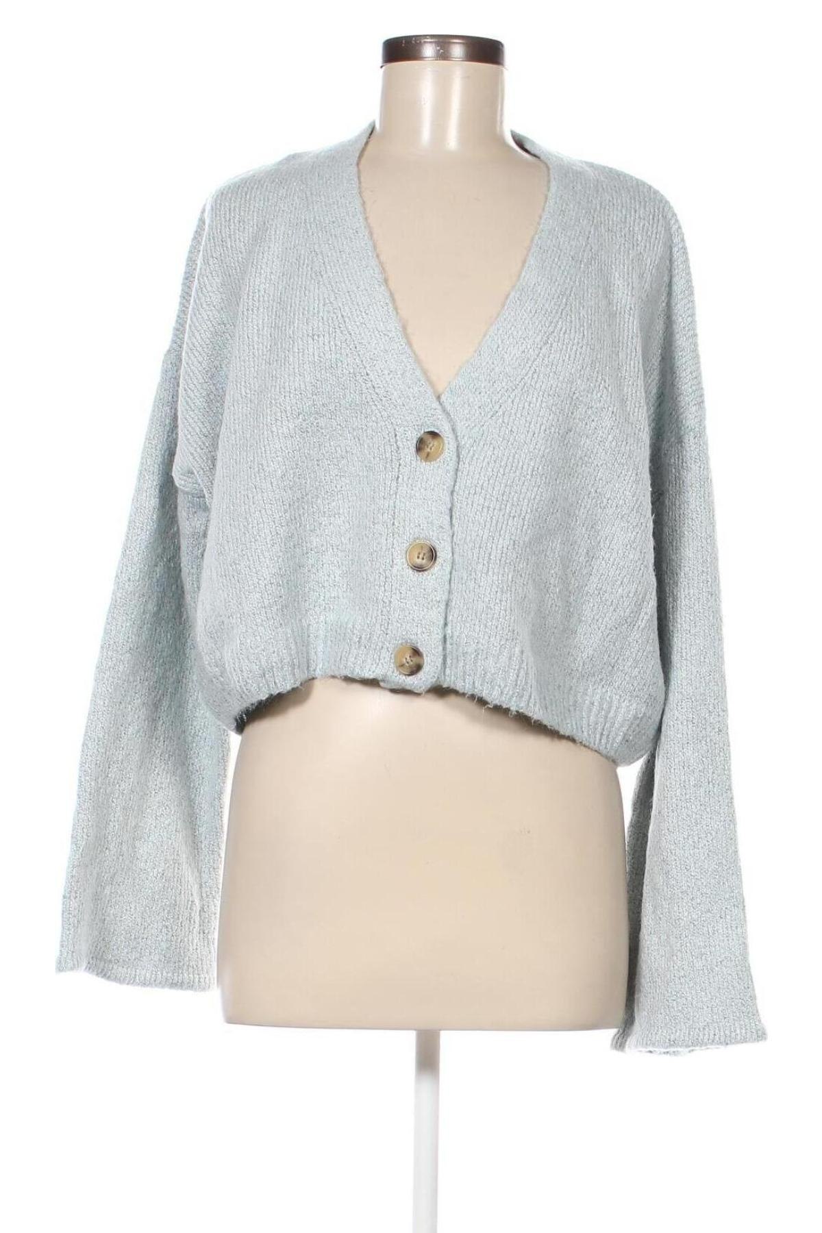 Cardigan de damă Glassons, Mărime L, Culoare Albastru, Preț 38,16 Lei