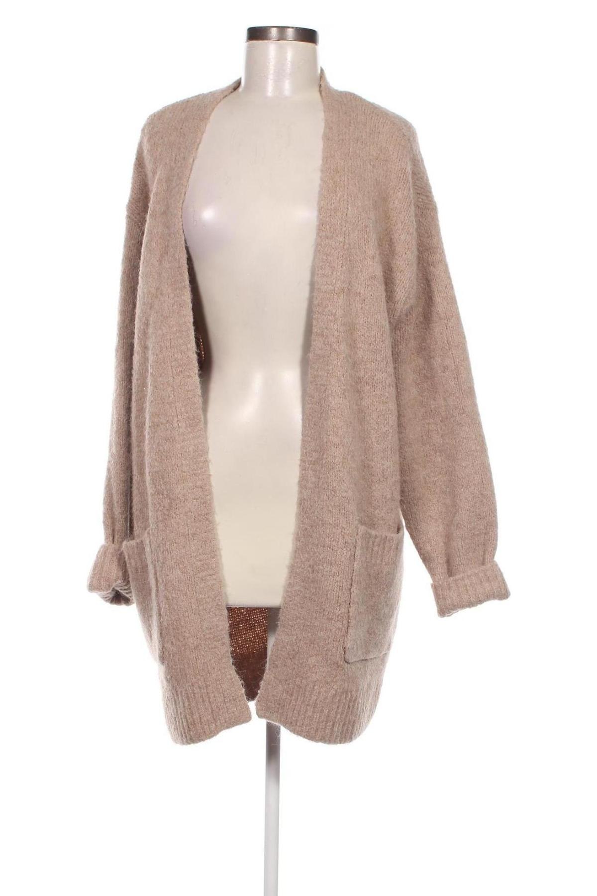 Damen Strickjacke H&M, Größe M, Farbe Beige, Preis € 7,49