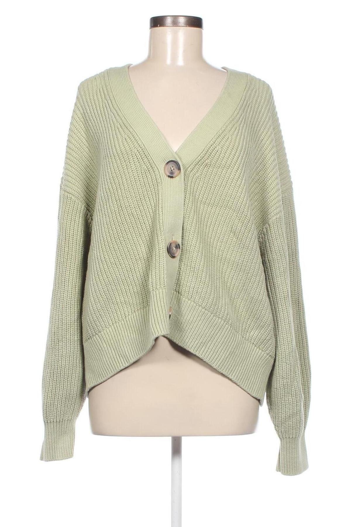 Cardigan de damă H&M, Mărime L, Culoare Verde, Preț 19,08 Lei