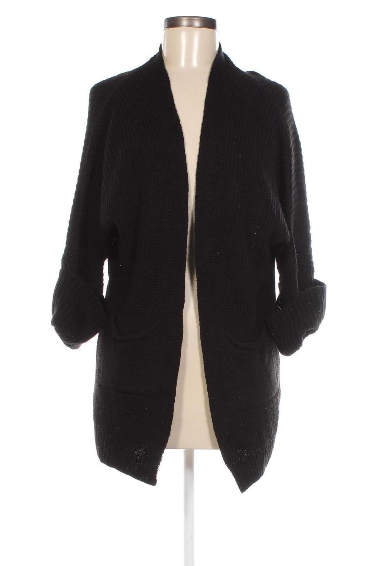 Cardigan de damă Happiness Istanbul, Mărime L, Culoare Negru, Preț 39,11 Lei