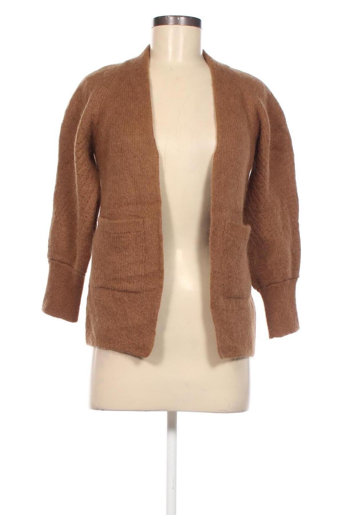 Cardigan de damă Hessnatur, Mărime L, Culoare Maro, Preț 75,46 Lei