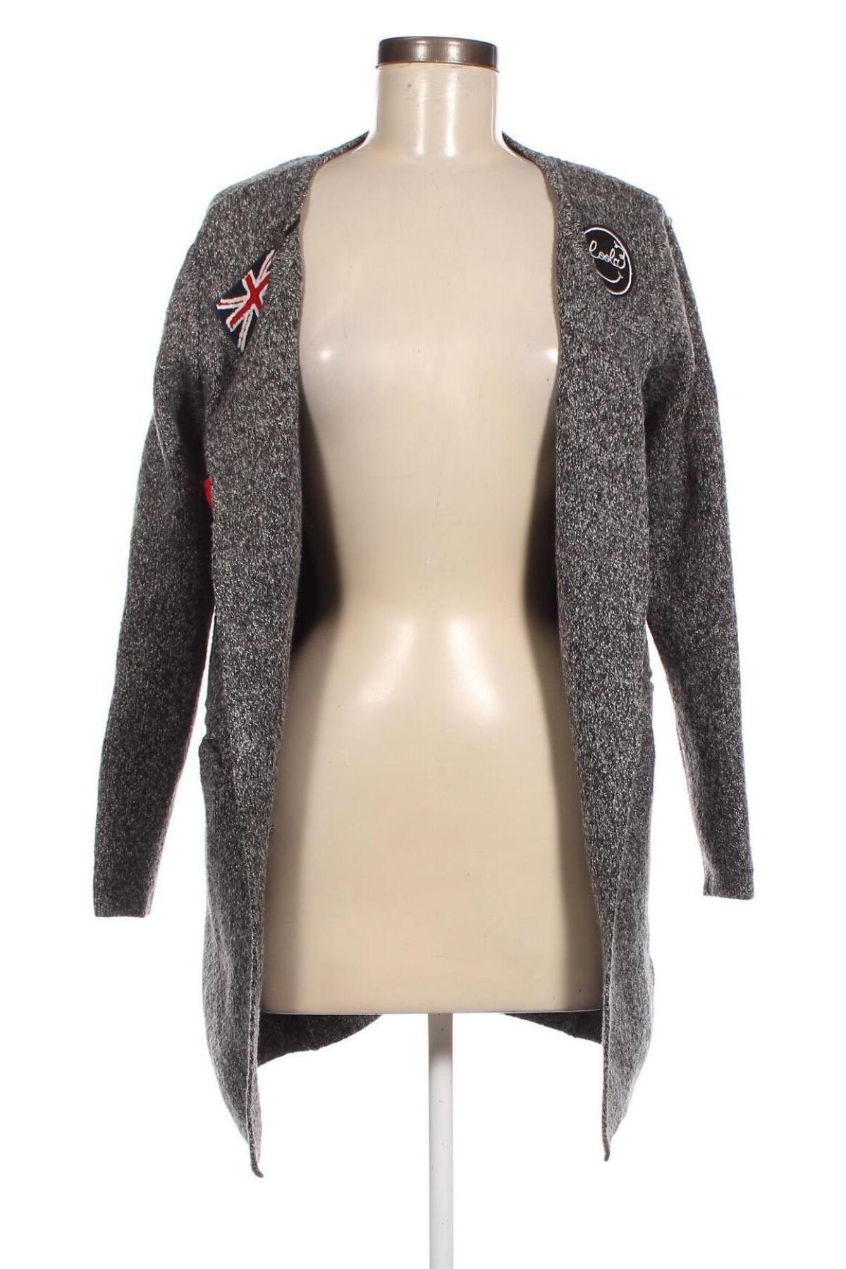 Damen Strickjacke Jennyfer, Größe L, Farbe Grau, Preis 4,80 €