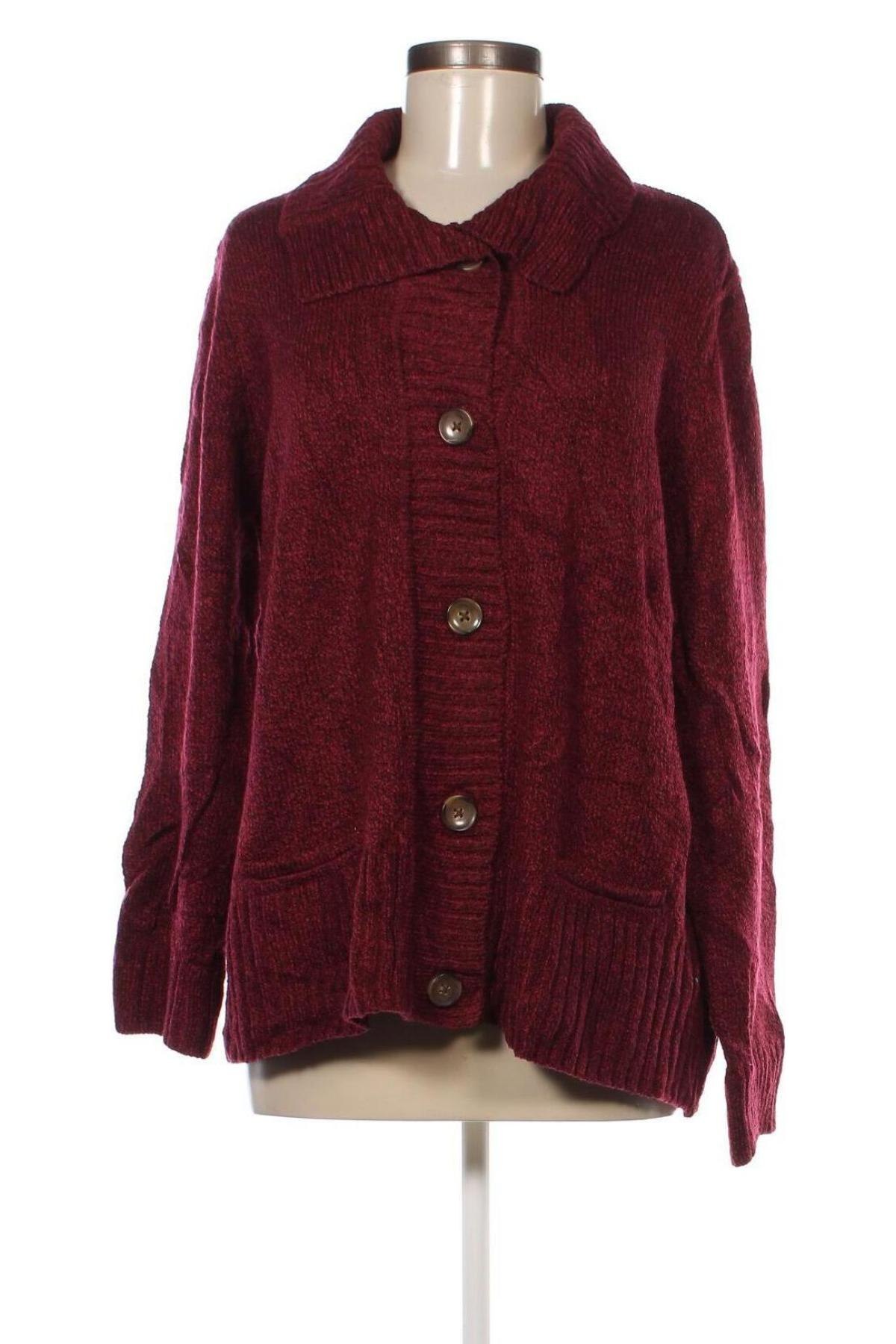 Damen Strickjacke Karen Scott, Größe XL, Farbe Rot, Preis 20,18 €