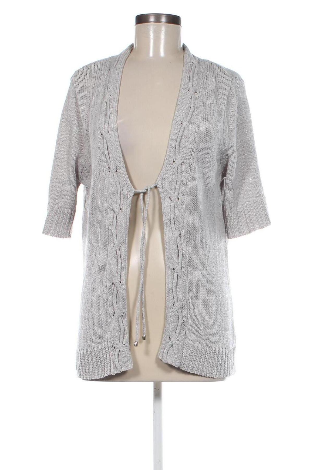 Damen Strickjacke Laura Di Sarpi, Größe M, Farbe Grau, Preis € 4,24