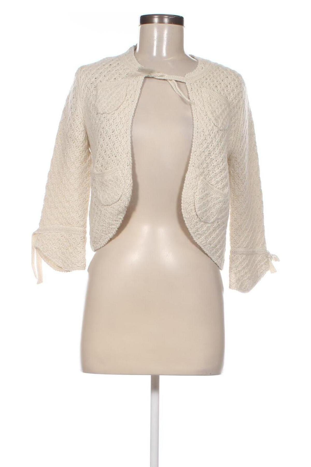 Cardigan de damă Massimo Dutti, Mărime M, Culoare Ecru, Preț 158,00 Lei