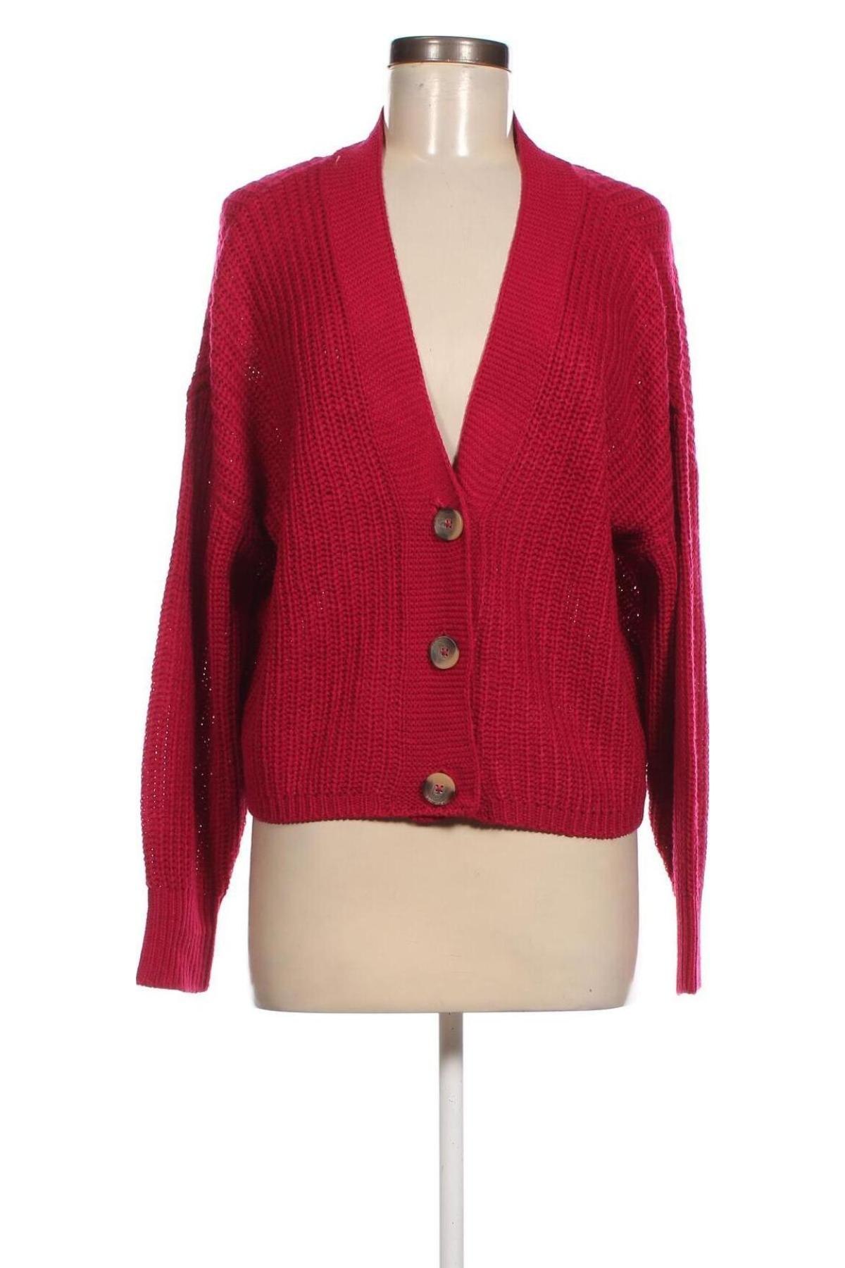 Cardigan de damă ONLY, Mărime L, Culoare Roșu, Preț 93,82 Lei