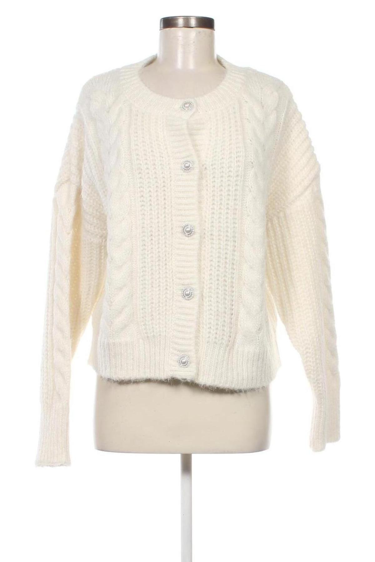 Cardigan de damă ONLY, Mărime L, Culoare Alb, Preț 81,58 Lei