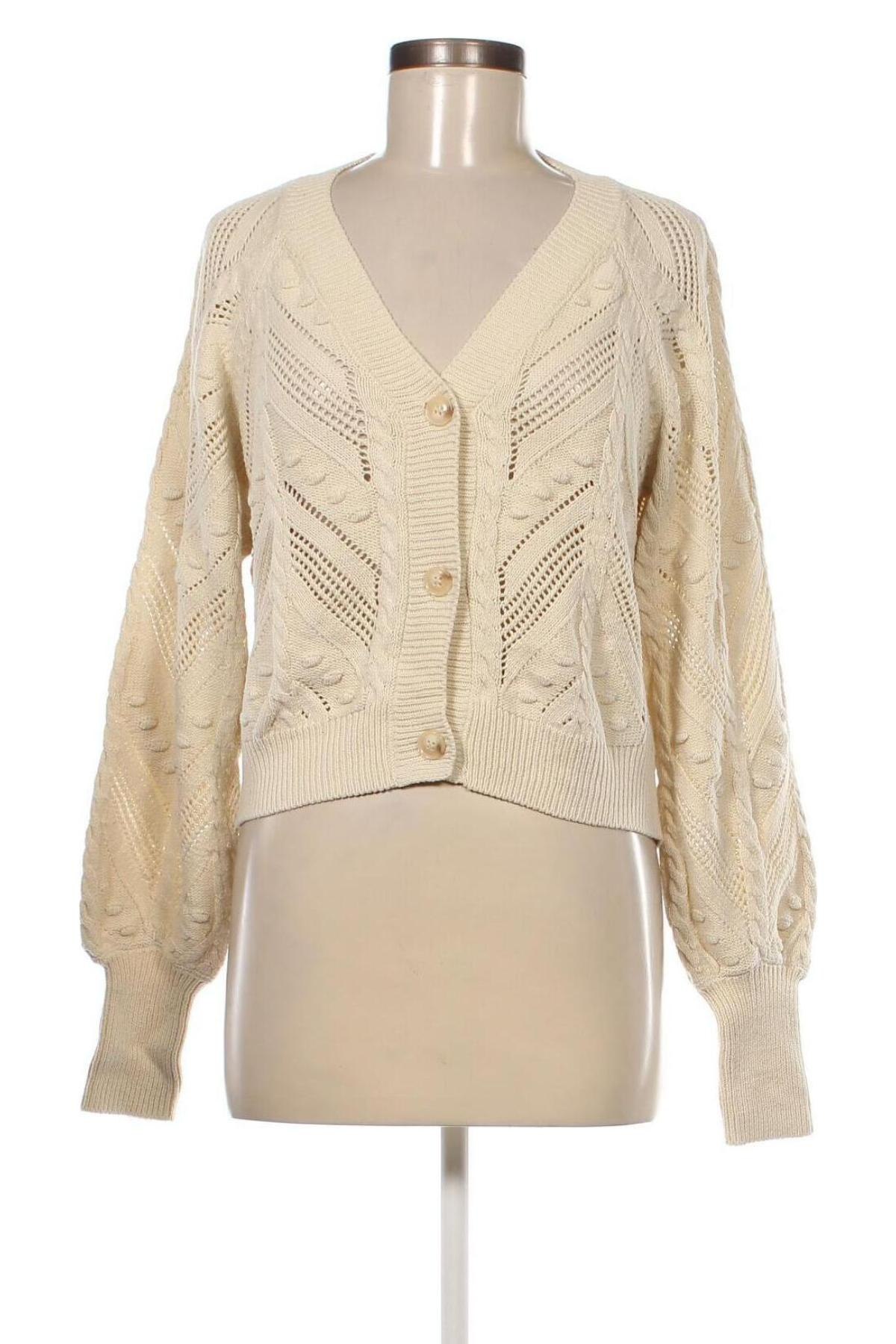 Damen Strickjacke Object, Größe XS, Farbe Beige, Preis 11,41 €