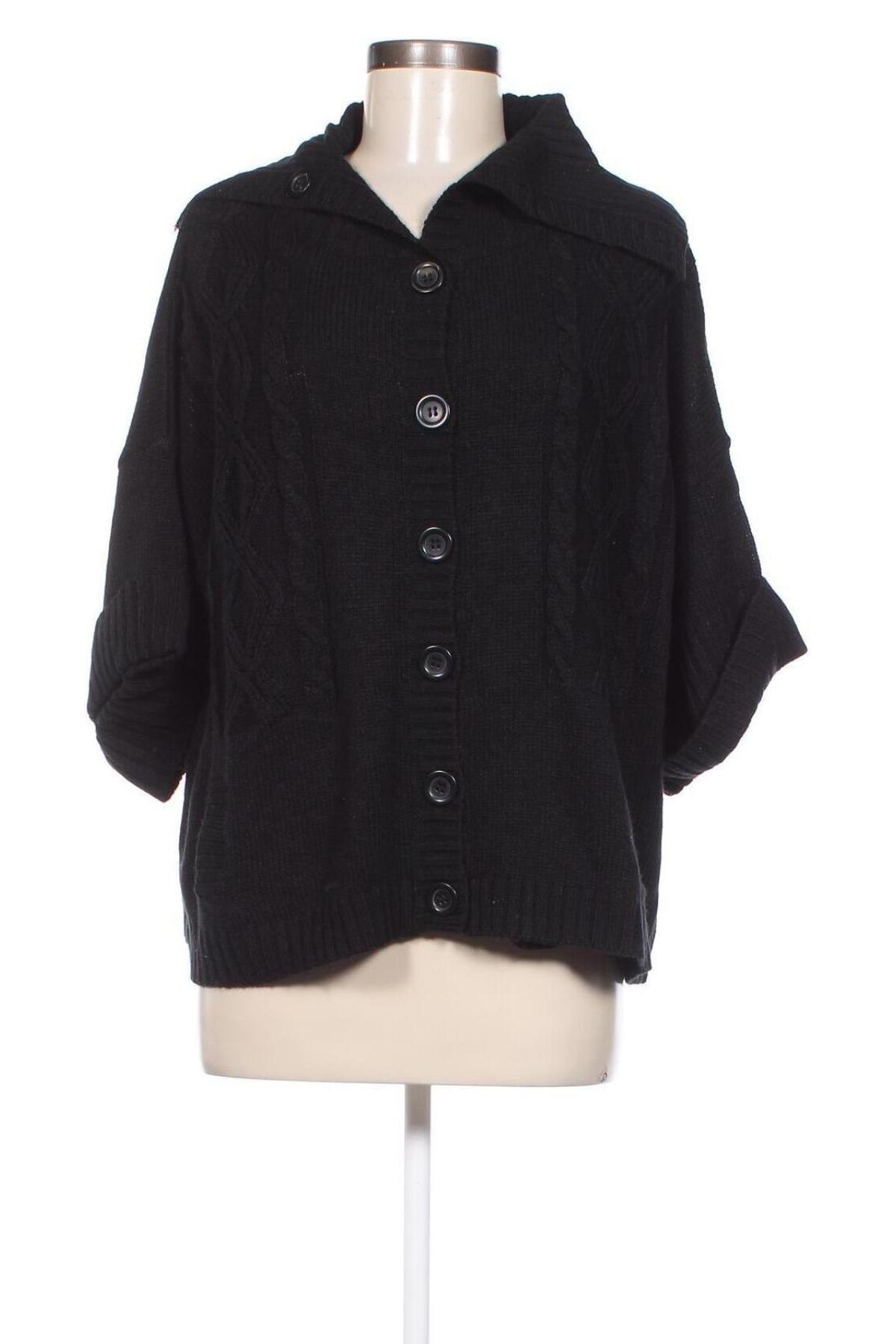 Cardigan de damă Okay, Mărime XXL, Culoare Negru, Preț 38,16 Lei