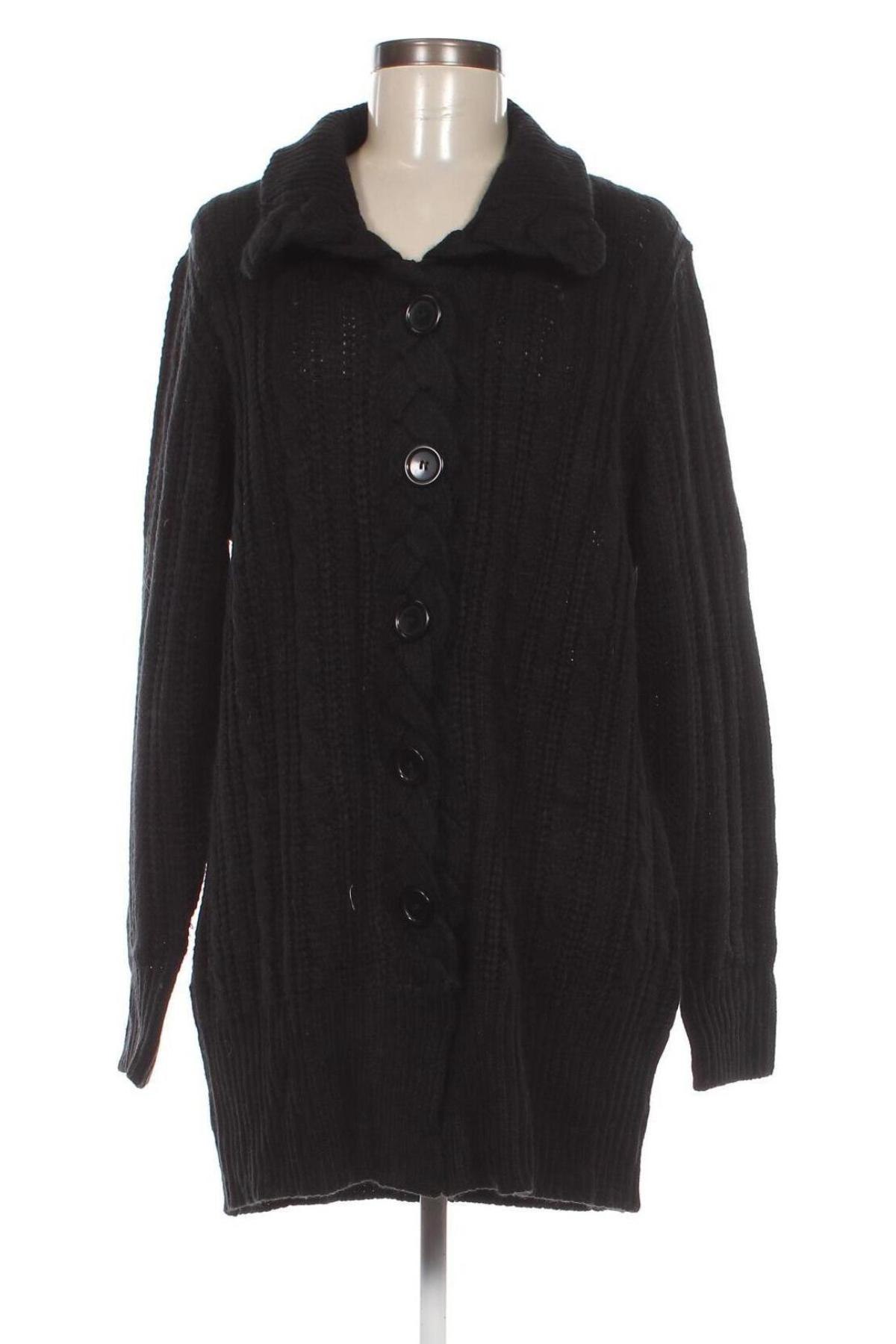 Cardigan de damă Paola, Mărime L, Culoare Negru, Preț 41,97 Lei