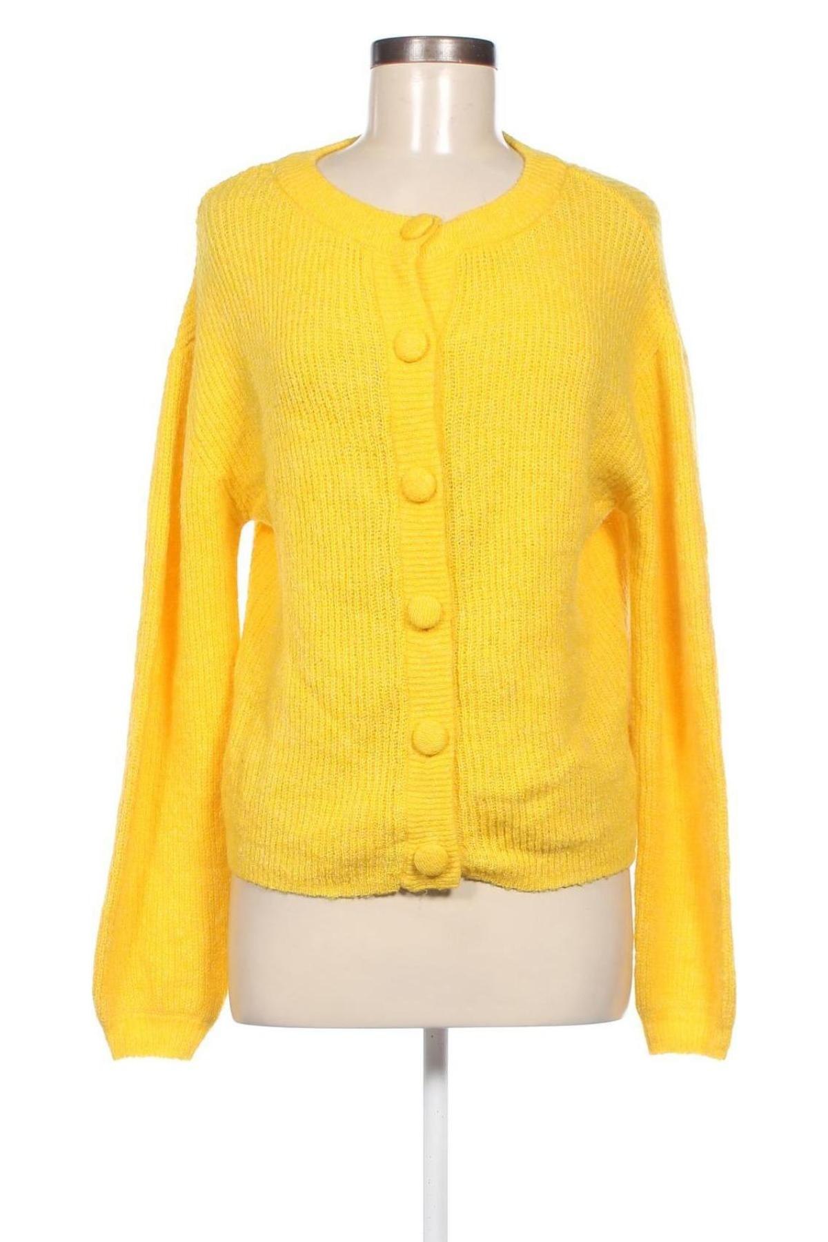 Cardigan de damă Pieces, Mărime XS, Culoare Galben, Preț 19,54 Lei