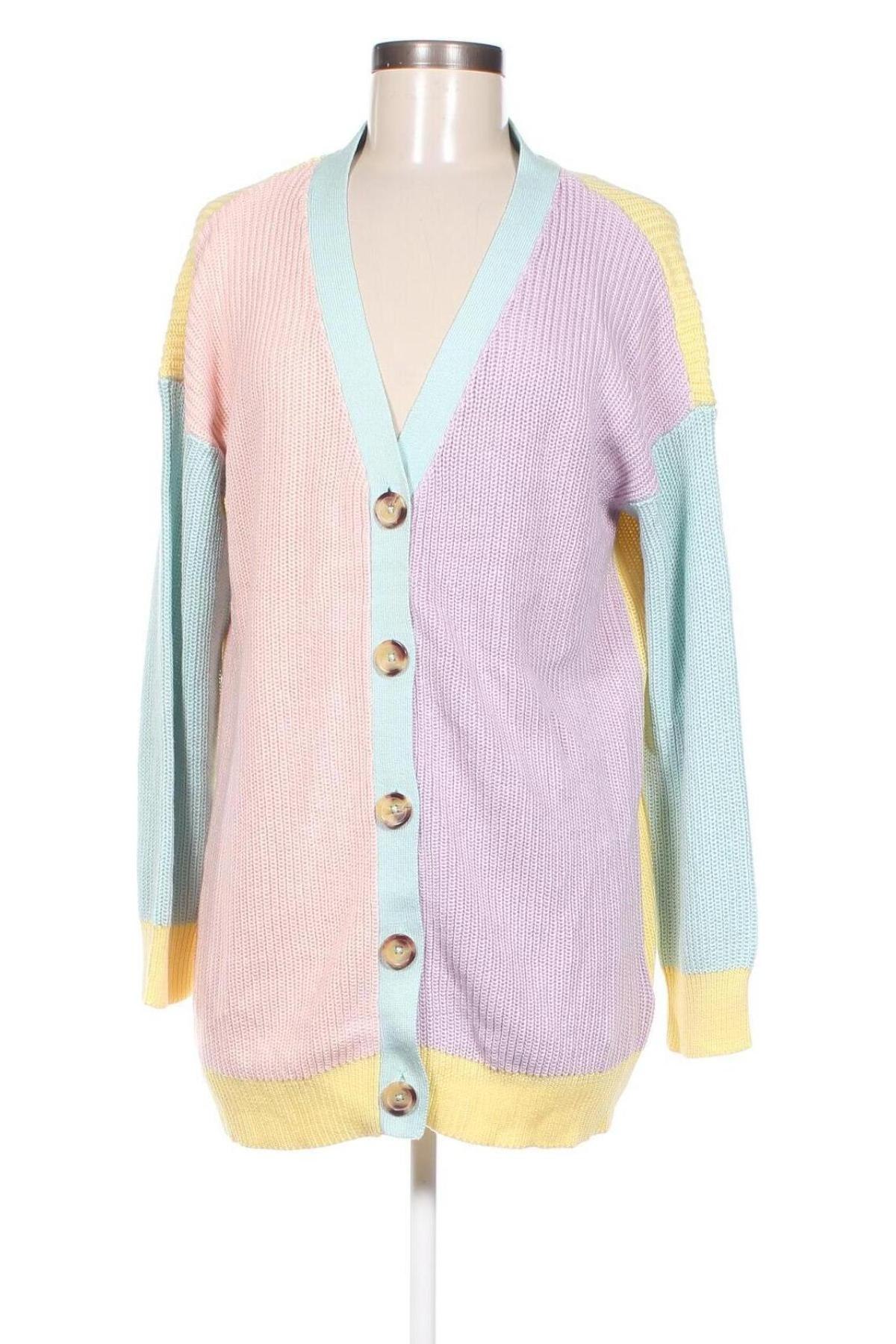 Cardigan de damă Rainbow, Mărime L, Culoare Multicolor, Preț 38,16 Lei