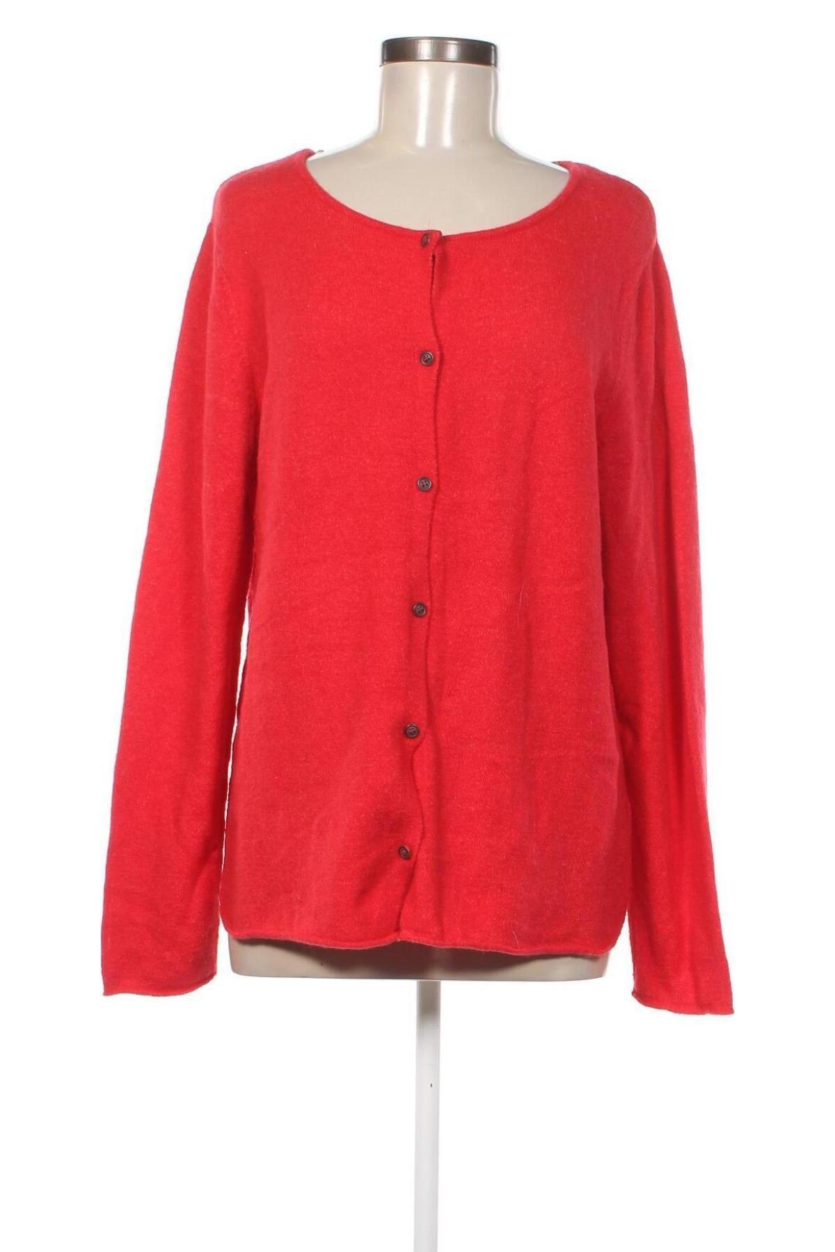 Damen Strickjacke Sandwich_, Größe XXL, Farbe Rot, Preis € 43,14