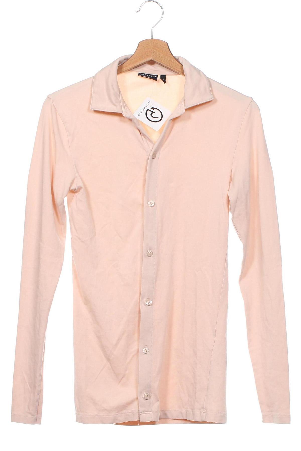 Γυναικείο πουκάμισο ASOS, Μέγεθος XXS, Χρώμα  Μπέζ, Τιμή 10,96 €