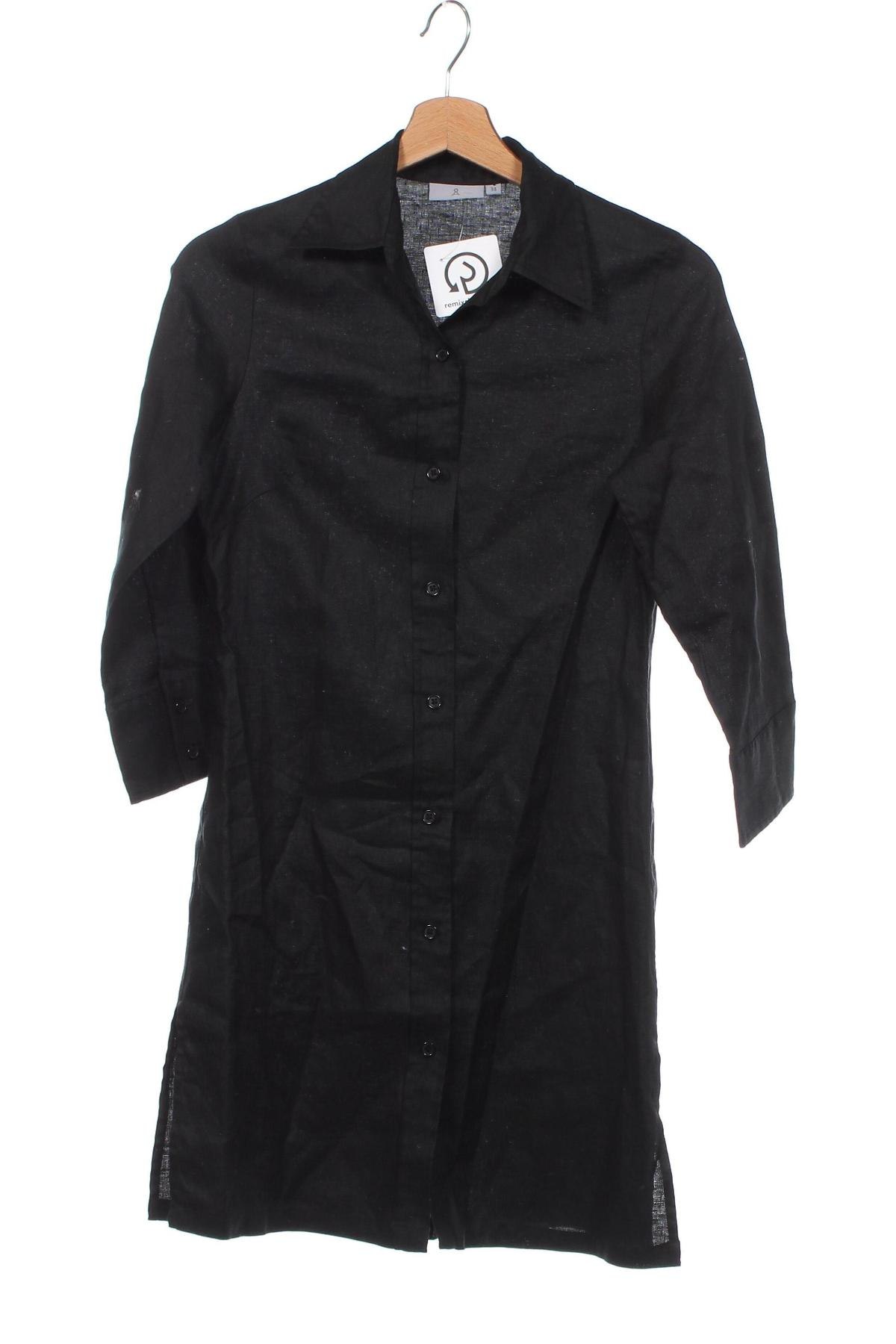 Γυναικείο πουκάμισο Ahlens, Μέγεθος XS, Χρώμα Μαύρο, Τιμή 7,23 €