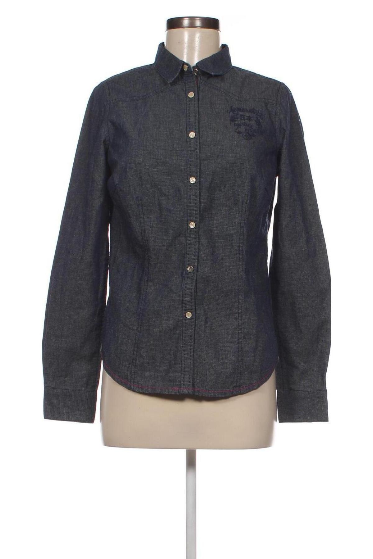 Γυναικείο πουκάμισο Arqueonautas, Μέγεθος M, Χρώμα Μπλέ, Τιμή 10,99 €