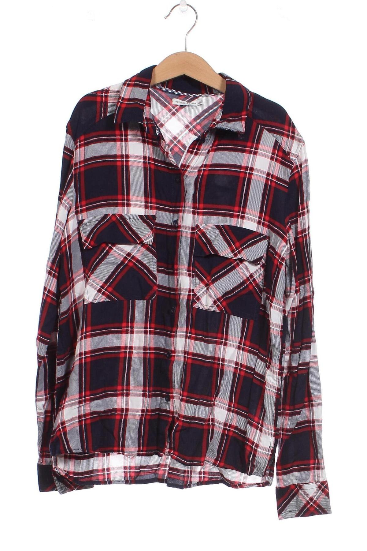 Γυναικείο πουκάμισο Bershka, Μέγεθος XS, Χρώμα Πολύχρωμο, Τιμή 6,52 €