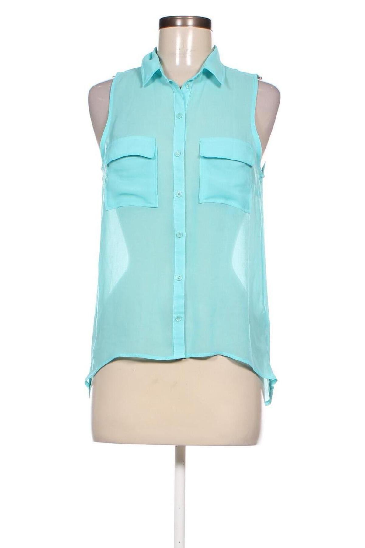 Γυναικείο πουκάμισο Bsk, Μέγεθος M, Χρώμα Μπλέ, Τιμή 7,12 €