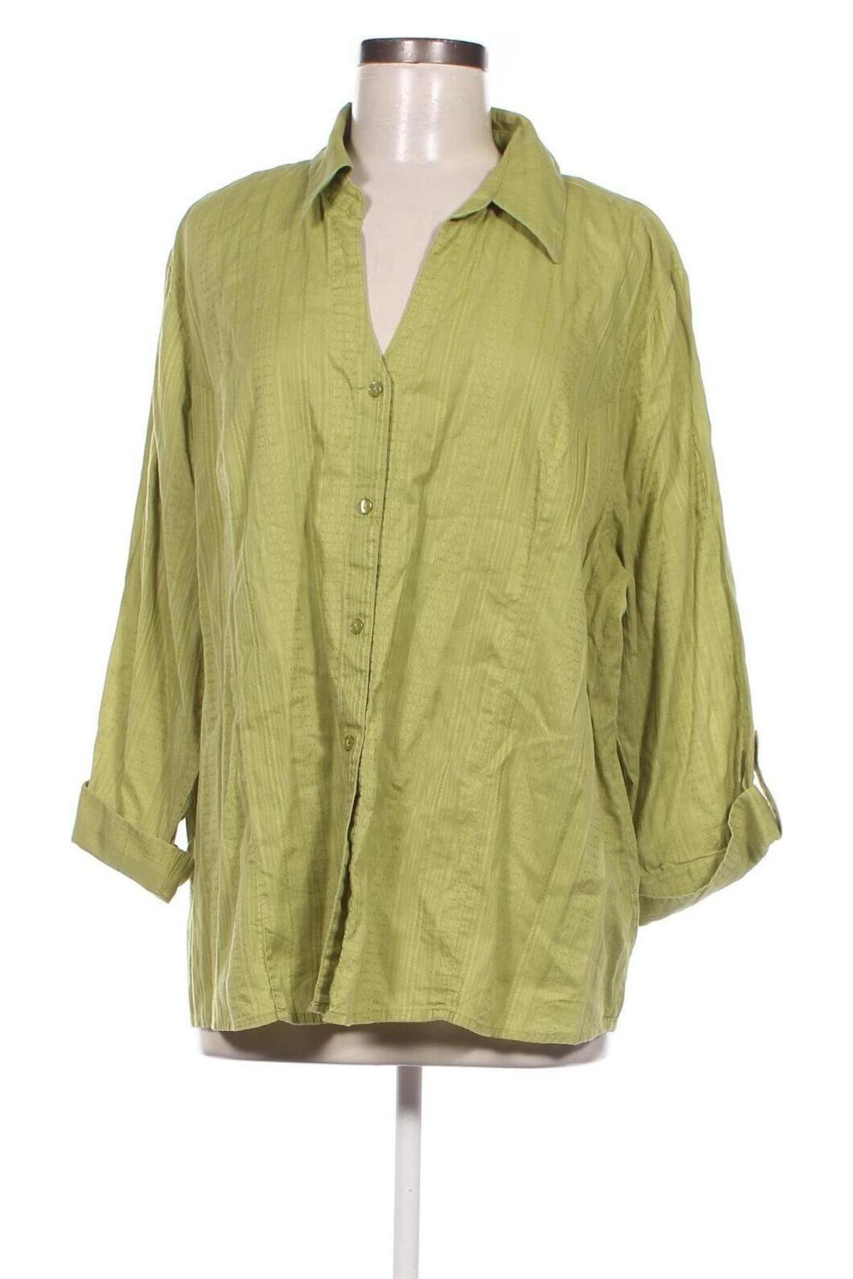 Дамска риза Cj Banks, Размер XXL, Цвят Зелен, Цена 15,00 лв.