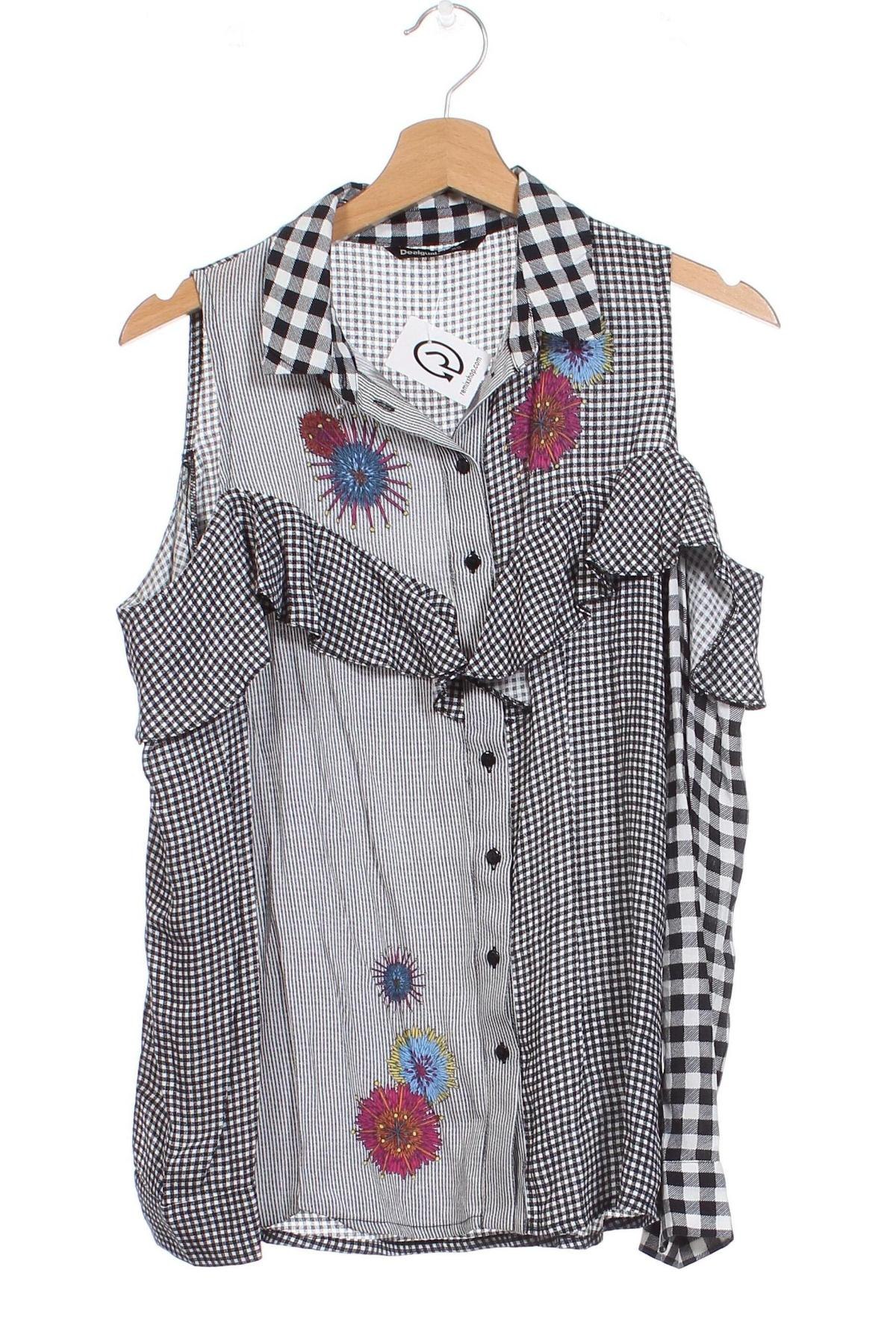 Damenbluse Desigual, Größe XS, Farbe Mehrfarbig, Preis 21,81 €