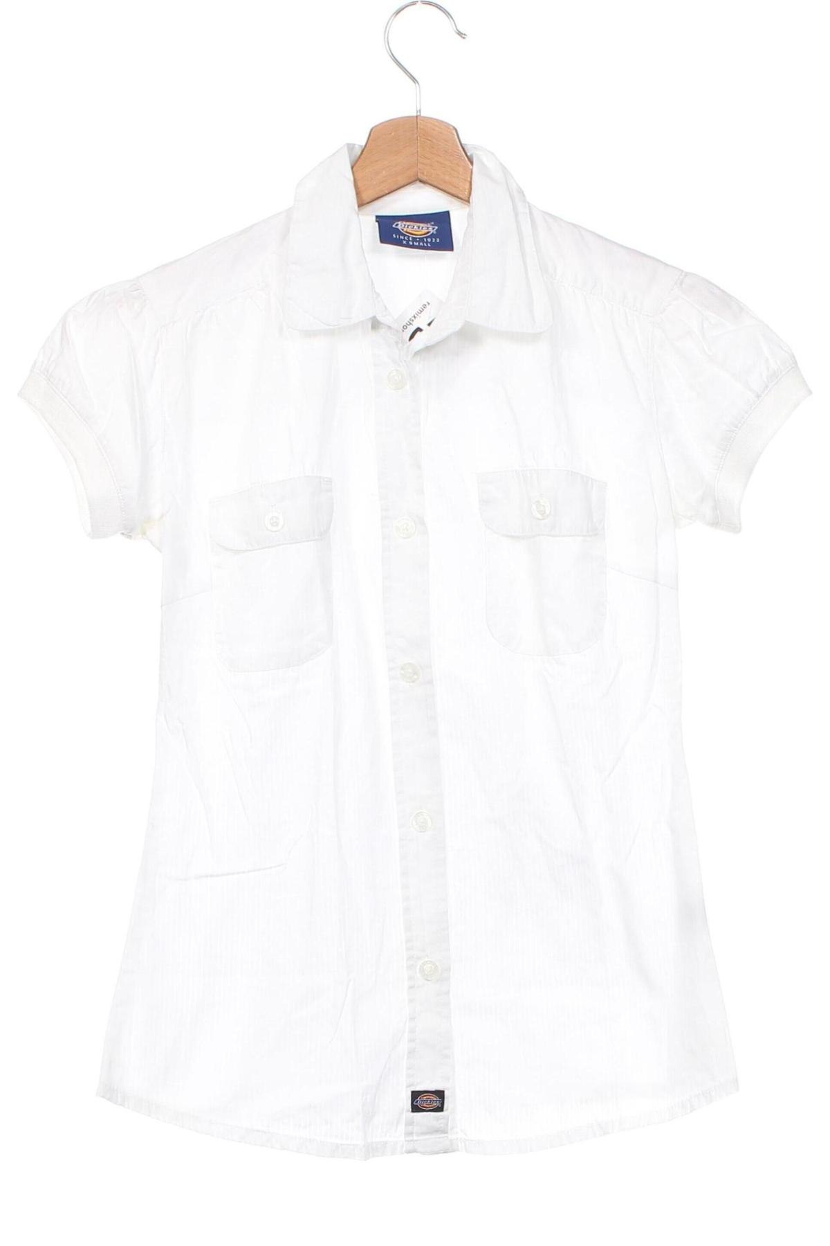 Дамска риза Dickies, Размер XS, Цвят Бял, Цена 19,94 лв.