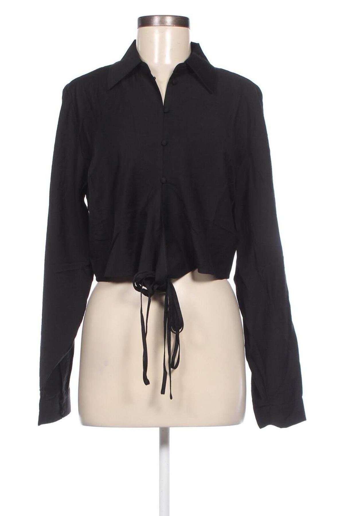 Γυναικείο πουκάμισο Edited, Μέγεθος L, Χρώμα Μαύρο, Τιμή 5,95 €