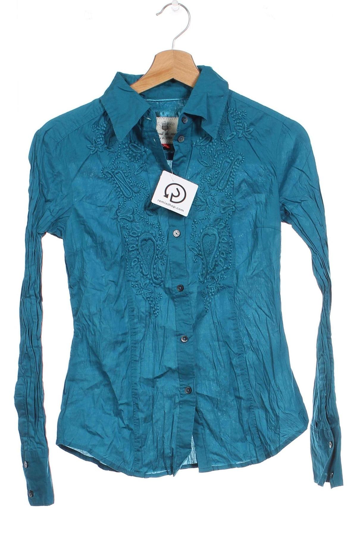 Γυναικείο πουκάμισο Esprit de Corp, Μέγεθος XS, Χρώμα Μπλέ, Τιμή 10,54 €