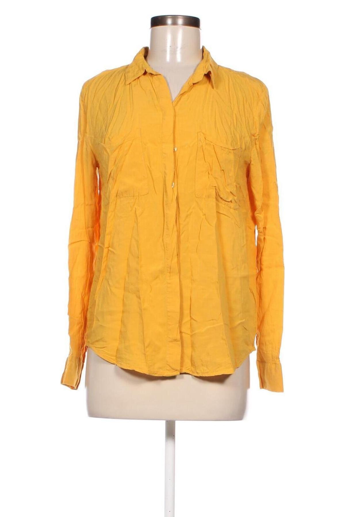 Γυναικείο πουκάμισο Flame, Μέγεθος M, Χρώμα Πορτοκαλί, Τιμή 6,03 €
