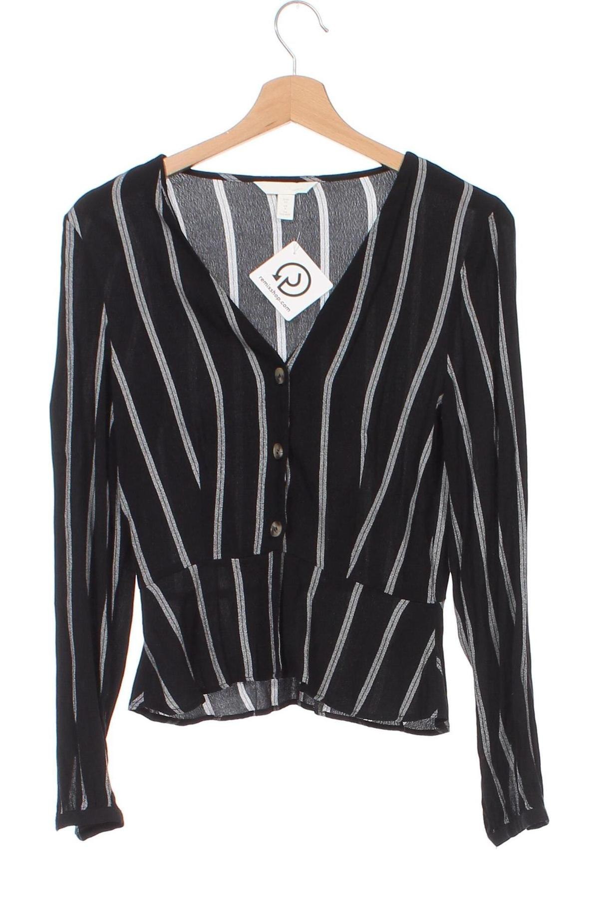 Dámska košeľa  H&M, Veľkosť XS, Farba Čierna, Cena  5,37 €