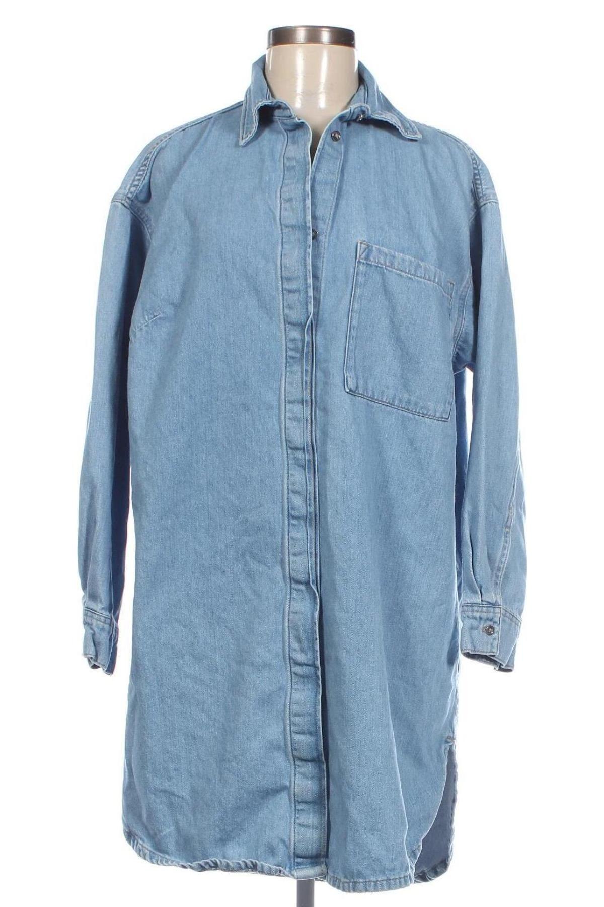 Γυναικείο πουκάμισο H&M, Μέγεθος S, Χρώμα Μπλέ, Τιμή 15,48 €