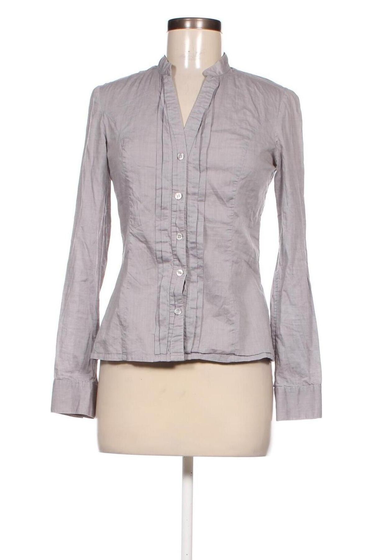 Γυναικείο πουκάμισο H&M, Μέγεθος S, Χρώμα Γκρί, Τιμή 6,52 €