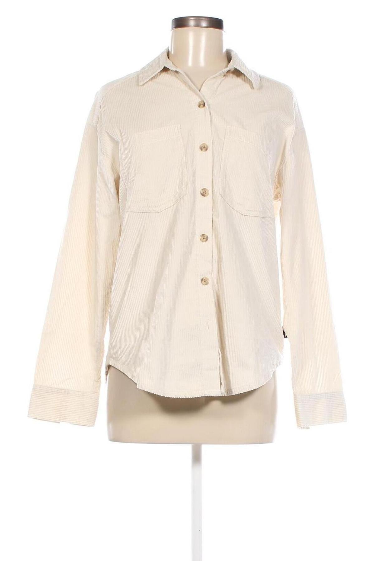 Γυναικείο πουκάμισο Hollister, Μέγεθος XS, Χρώμα Εκρού, Τιμή 7,94 €