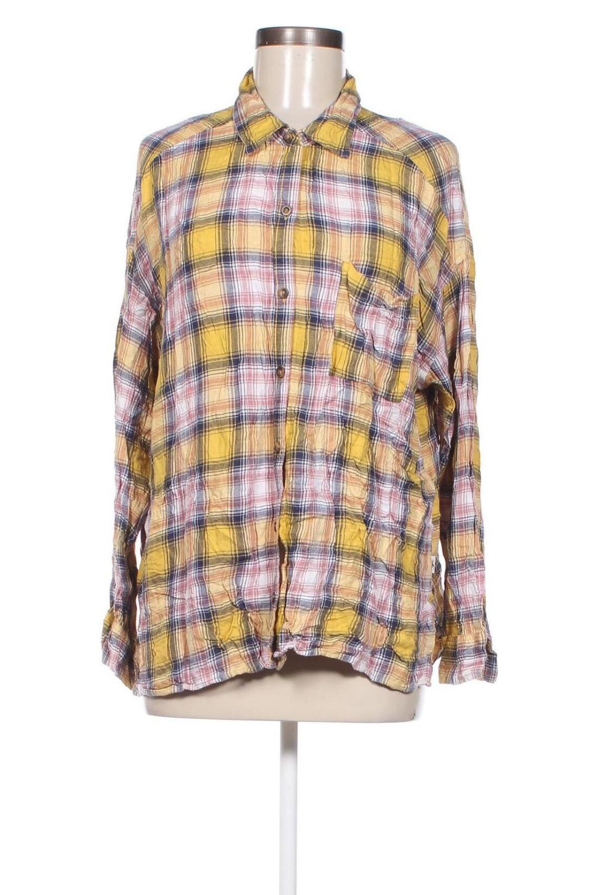 Γυναικείο πουκάμισο Hollister, Μέγεθος L, Χρώμα Πολύχρωμο, Τιμή 8,41 €