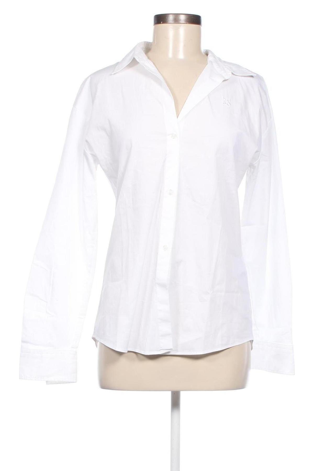 Дамска риза Hugo Boss, Размер M, Цвят Бял, Цена 241,00 лв.
