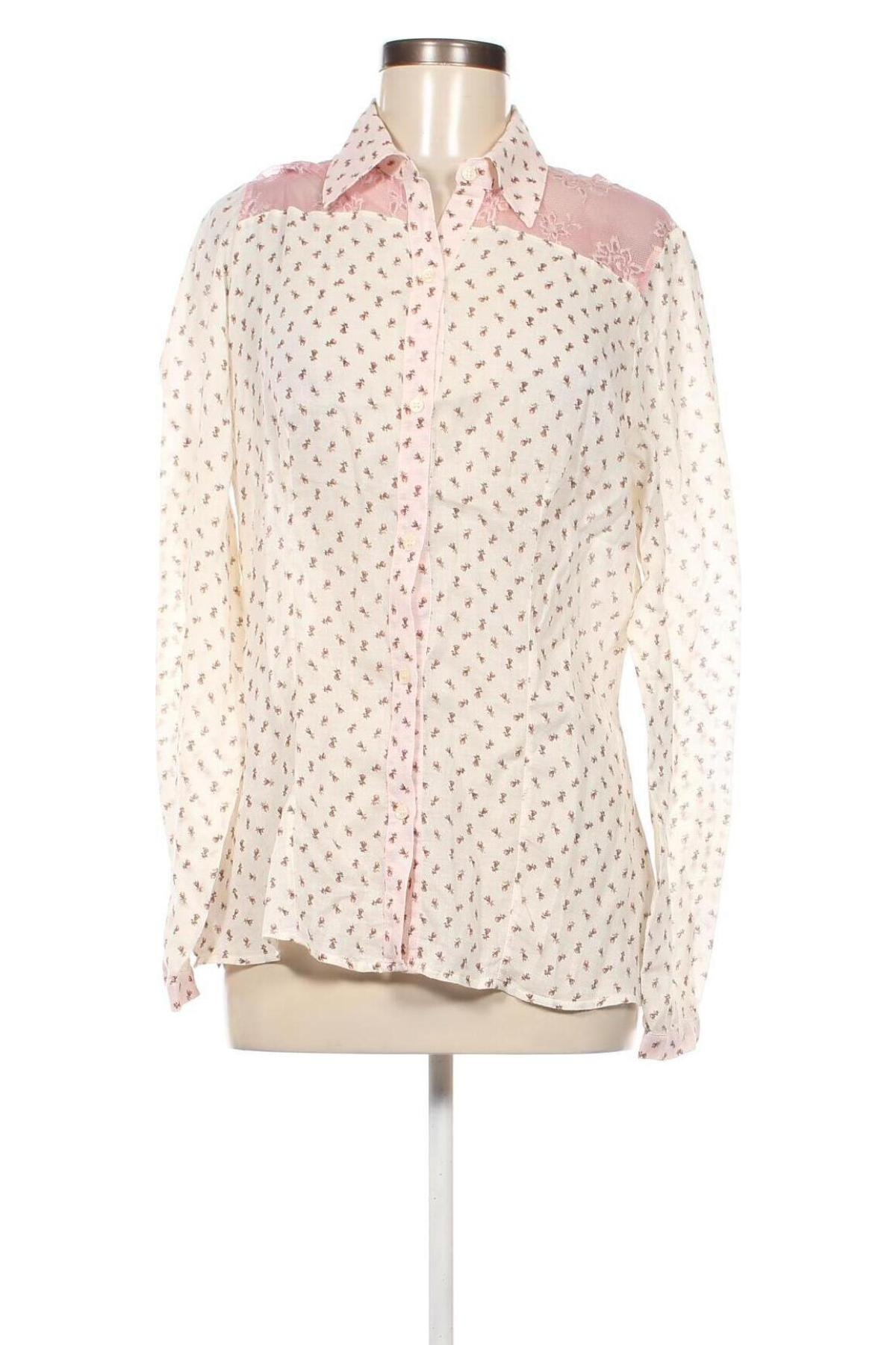Γυναικείο πουκάμισο Intimissimi, Μέγεθος L, Χρώμα Εκρού, Τιμή 19,40 €
