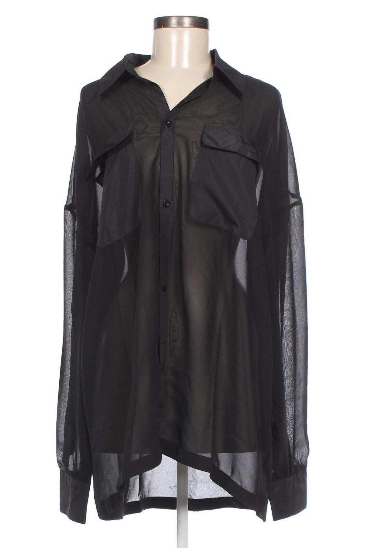 Γυναικείο πουκάμισο Karo Kauer, Μέγεθος S, Χρώμα Μαύρο, Τιμή 33,40 €