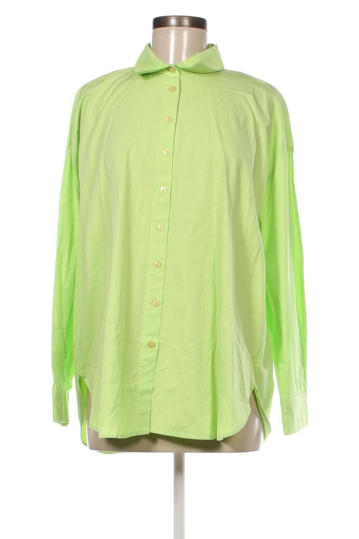 Дамска риза Koton, Размер L, Цвят Зелен, Цена 43,20 лв.